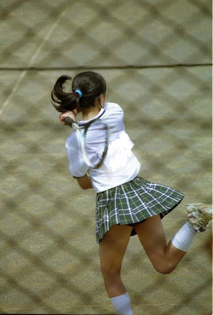 テニスの部活女子5