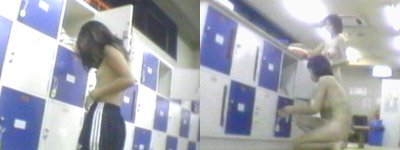 女風呂脱衣場の様子