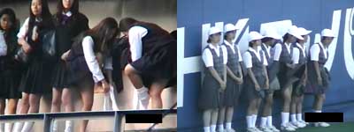 合格発表パンチラ！