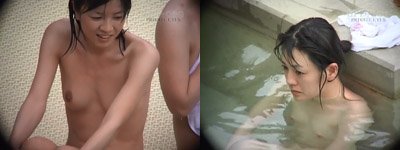 タオルで隠さず涼むギャル