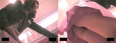 高画質！ショッピングパンチラ！