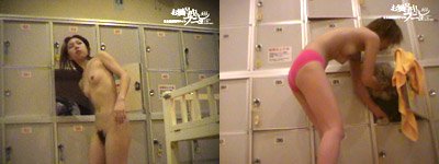 風呂あがりピンクパンツのギャル