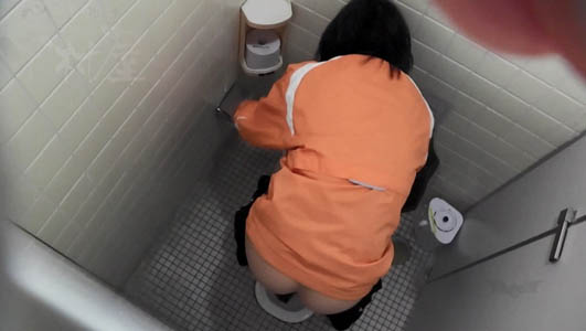 ぶっといウンチしたのはこの人でーす。上から姿を確認しました。