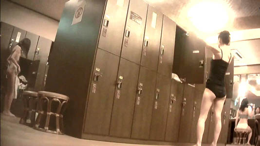 女風呂の脱衣場の眺めです