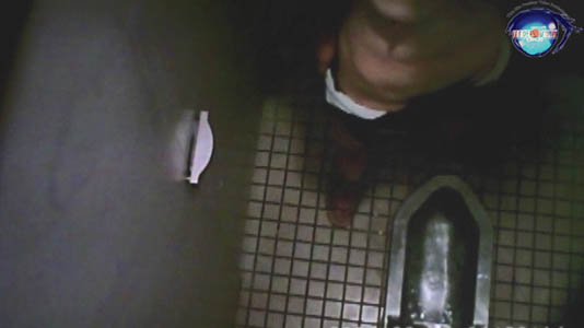 ちゃんと脱いでオシッコをした女子、おっぱい見えてます