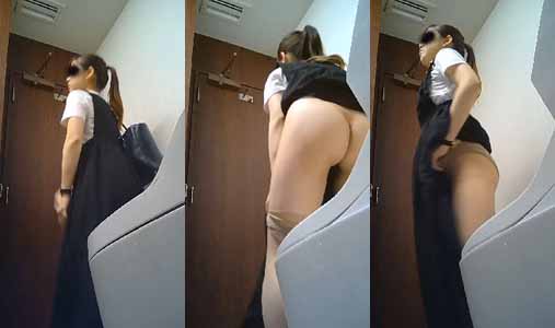 ロングスカートの女子、エッチで萌え～です