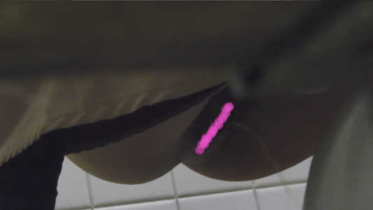 クリ袋もしっかりわかるマンコ