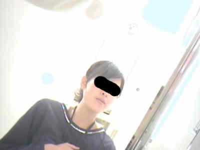 店員さんの顔がバッチリ見えてます